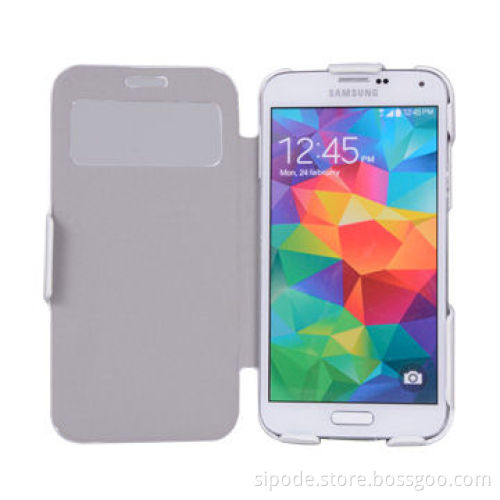 PU Leather Mobile Phone Case for Samsung S5